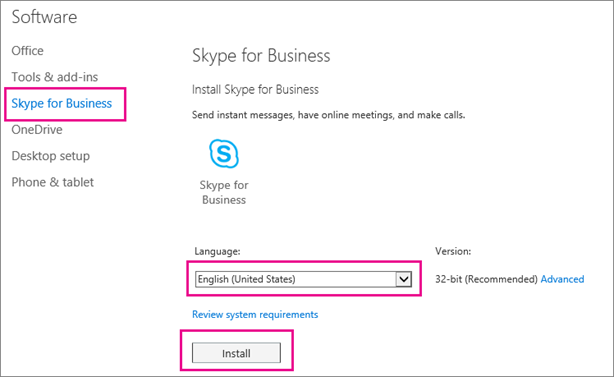 skype for business mac test call